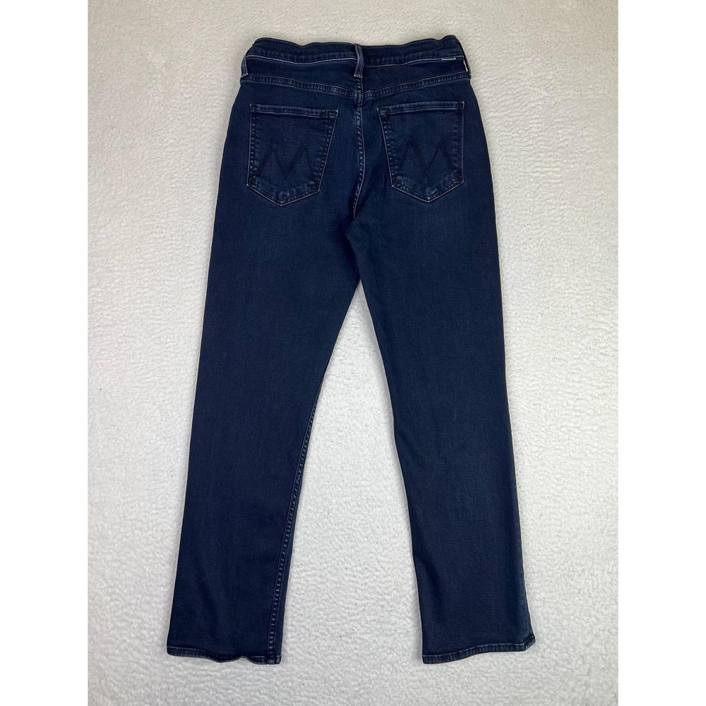 Mother The Mid Rise Rider Ankle Jeans Womens 28 Blue Night In Paris Stretch - Picture 2 of 16